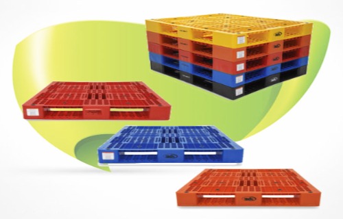 سفارش تولید پالت پلاستیکی رنگی